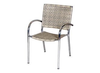 Cadeira Aluminio E Fibra Sintética My 016