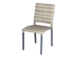 Cadeira Aluminio E Fibra Sintética My 027