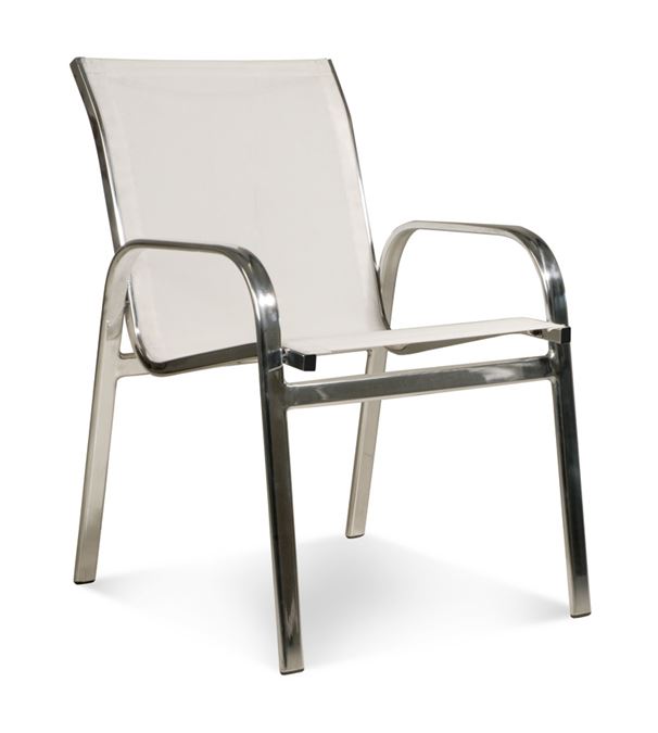 Cadeira Aluminio E Tela My 003