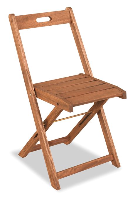 Cadeira Dobrável Econômica   Stain Jatobá