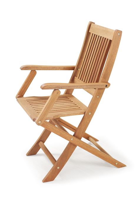 Cadeira Primavera Dobr. Com Braços   Stain Jatobá 2