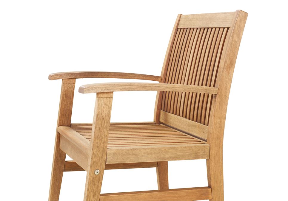 Cadeirão Primavera Com Braços   Stain Jatobá 2