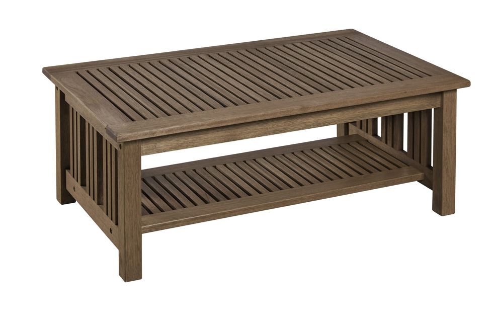 Mesa De Centro Ripado   Stain Nogueira