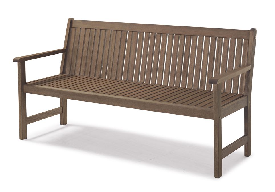 Banco 3 Lugares Lugares Primavera   Stain Castanho