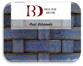 Fibra Sintética Azul Estonado