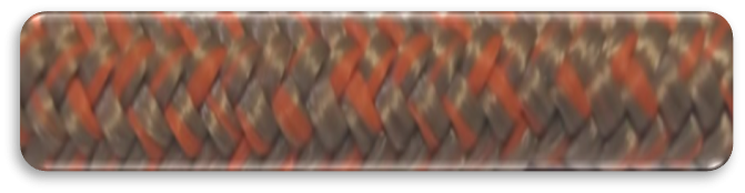 Corda Náutica 6mm Mescla Rami / Laranja